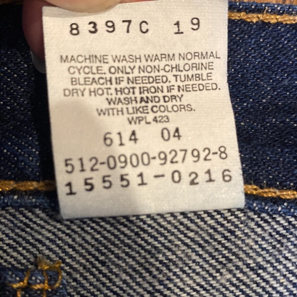 Vintage Levi 550 Relaxed Fit Tapered Leg High Waisted Dark Wash Mom Jeans-28X28 - Picture 8 of 16